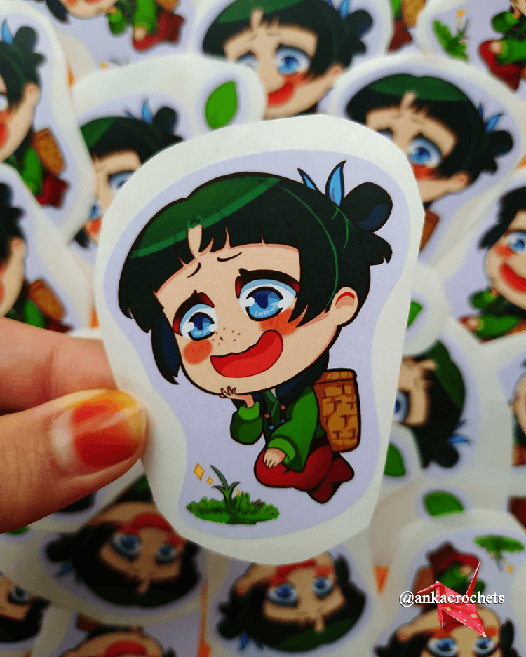 Maomao ve Bitkiler Sticker