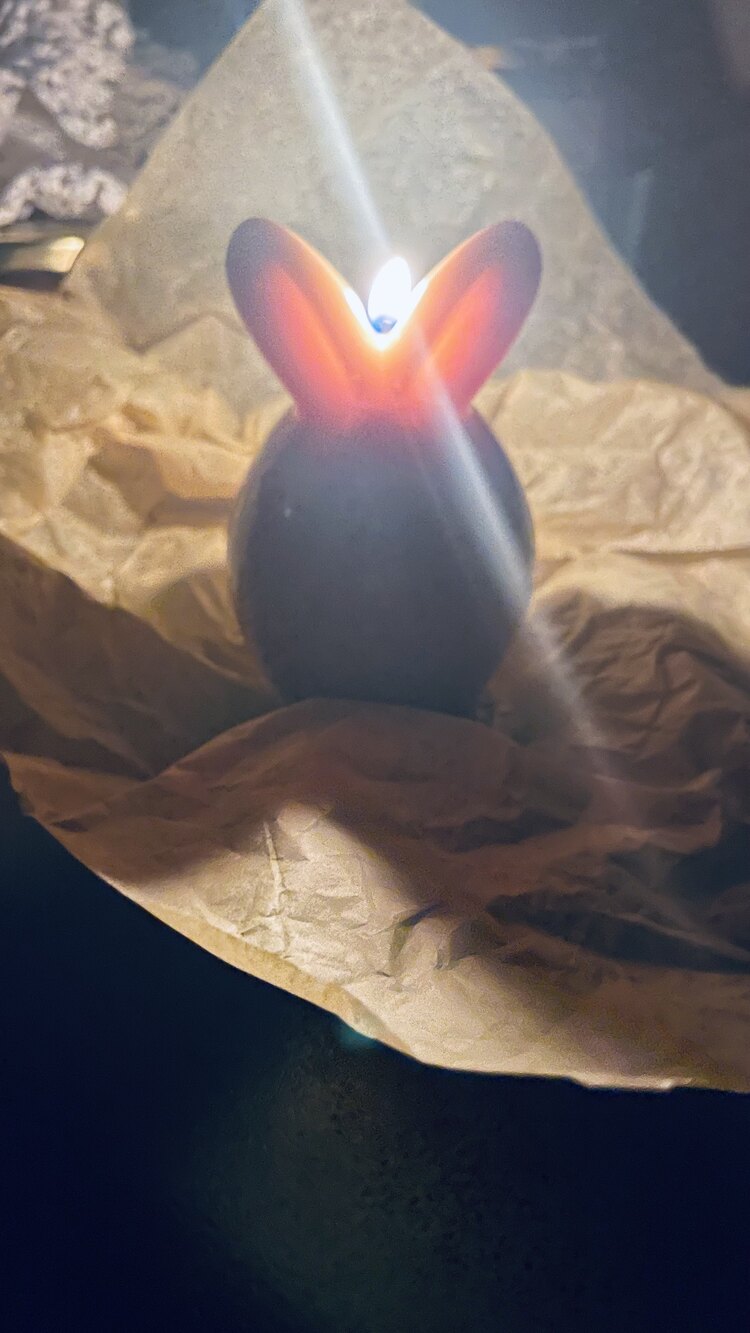 Bunny Candle