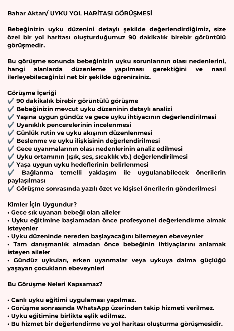 Uyku Yol Haritası Paketi-Soru Cevap