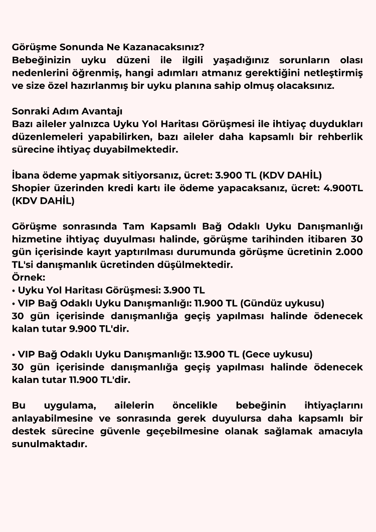 Uyku Yol Haritası Paketi-Soru Cevap