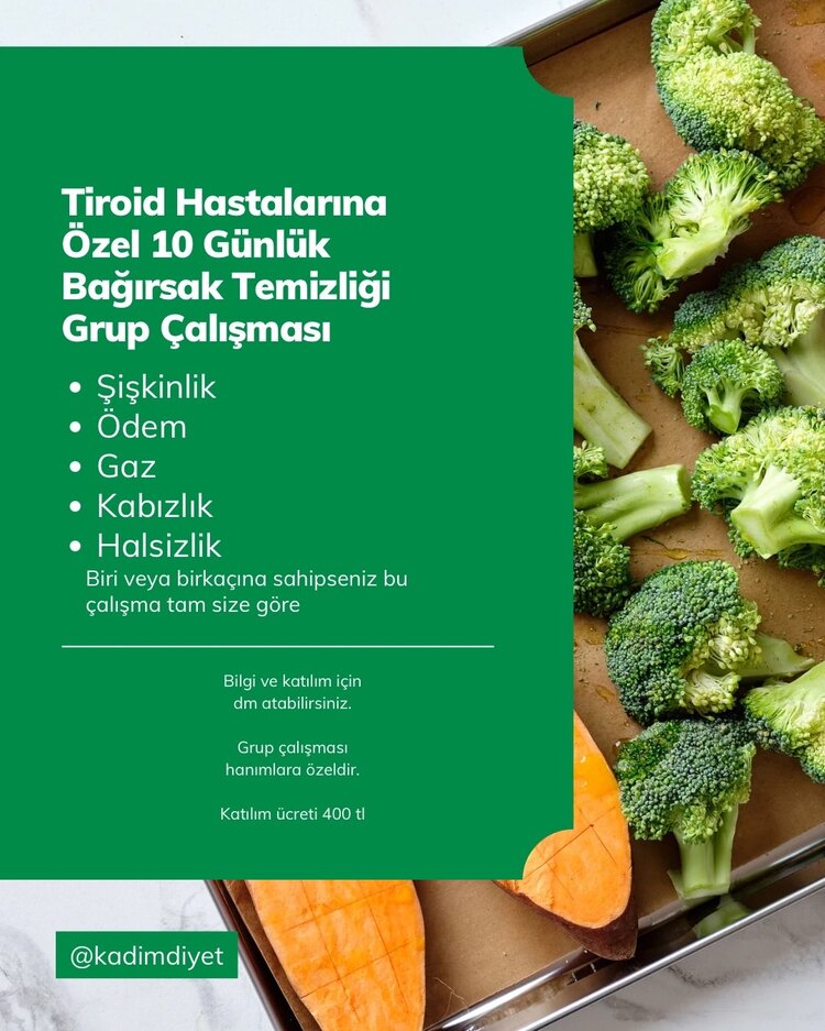 10 günlük bağırsak temizleme grup çalışması