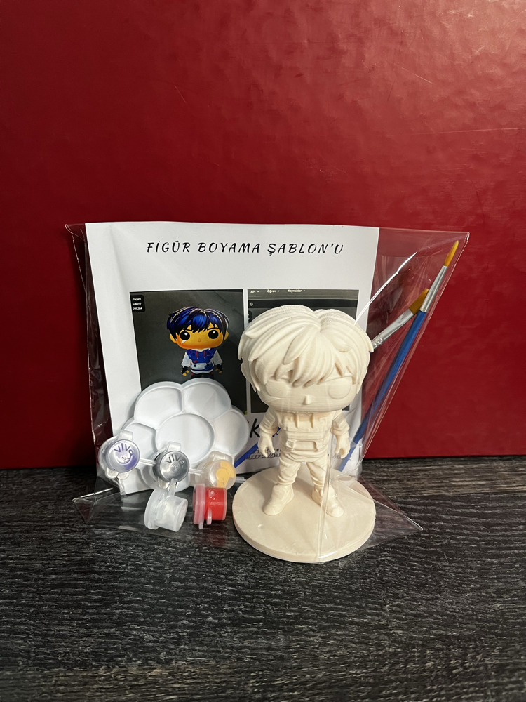 Valorant Iso funko pop figür boyama seti