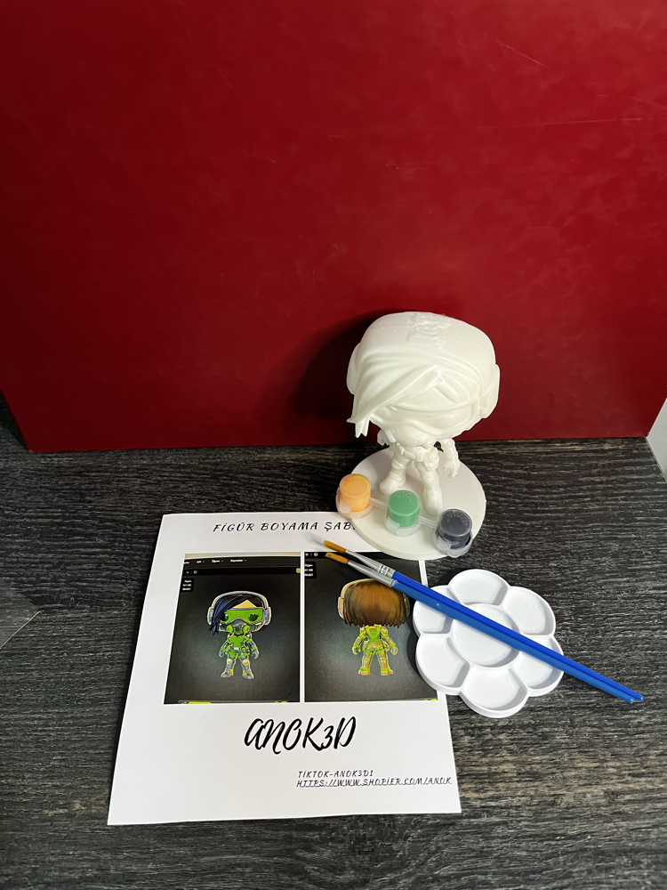 Valorant Viper funko pop figür boyama seti