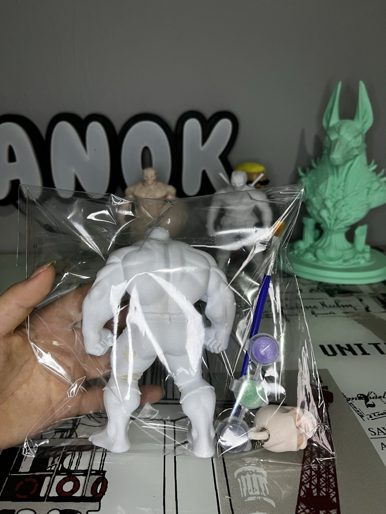 Hulk koleksiyon figürü boyama seti