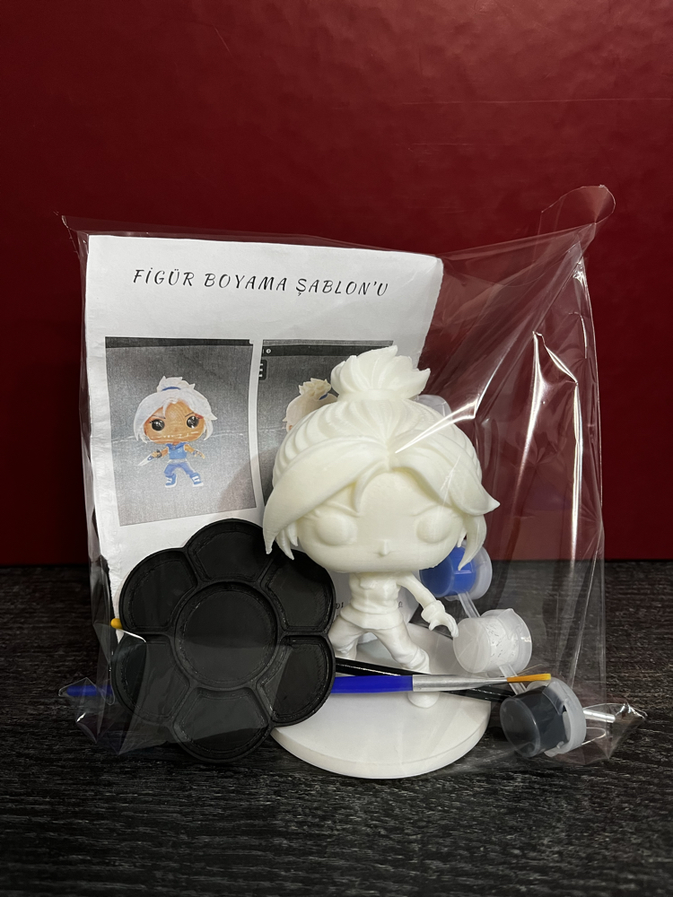 Valorant Jett funko pop figür boyama seti