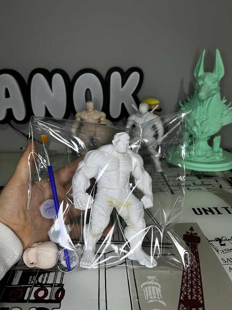 Hulk koleksiyon figürü boyama seti