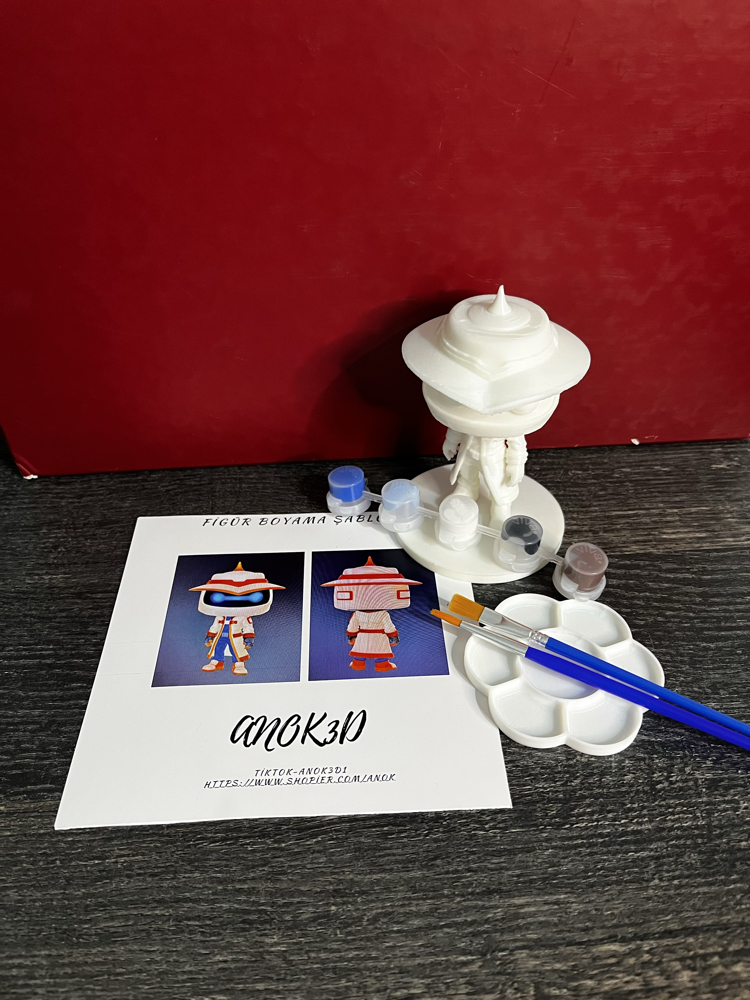 Valorant Cypher funko pop figür boyama seti
