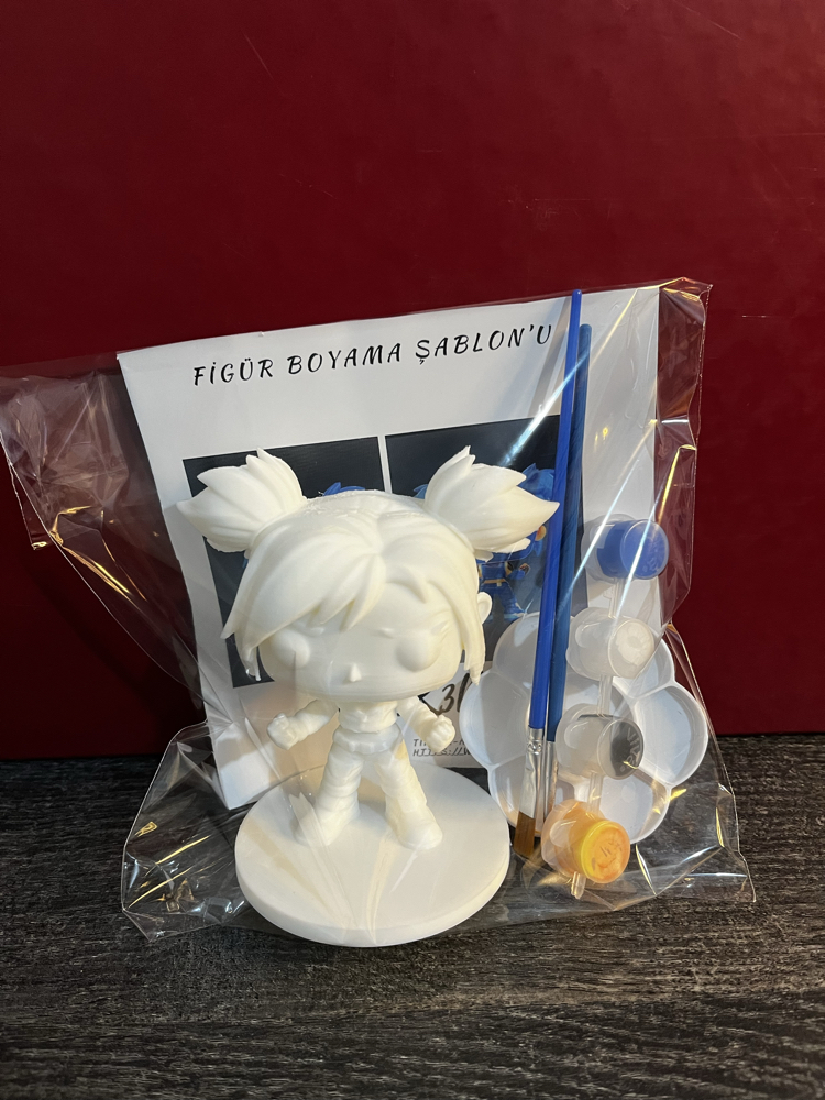Valorant Neon funko pop figür boyama seti