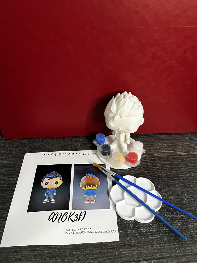 Valorant Yoru funko pop figür boyama seti
