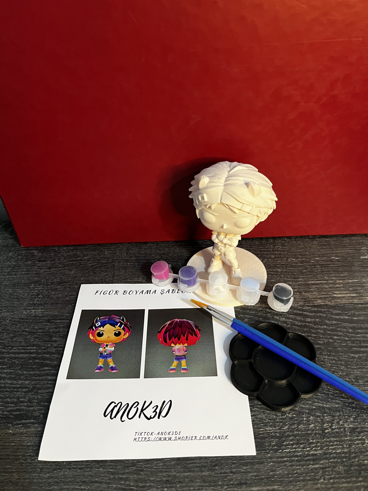 Valorant Clove funko pop figür boyama seti