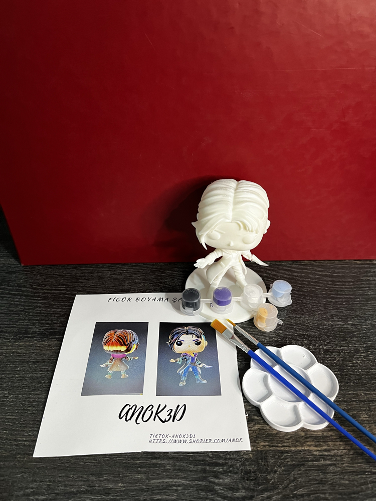 Valorant Fade funko pop figür boyama seti