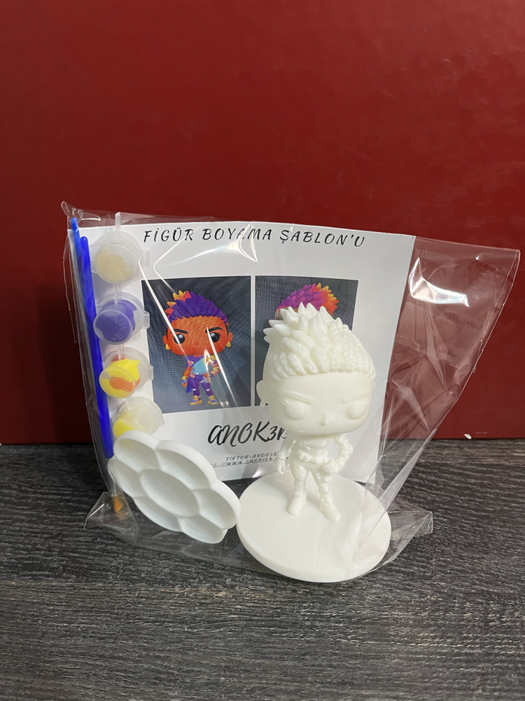 Valorant Astra funko pop figür boyama seti