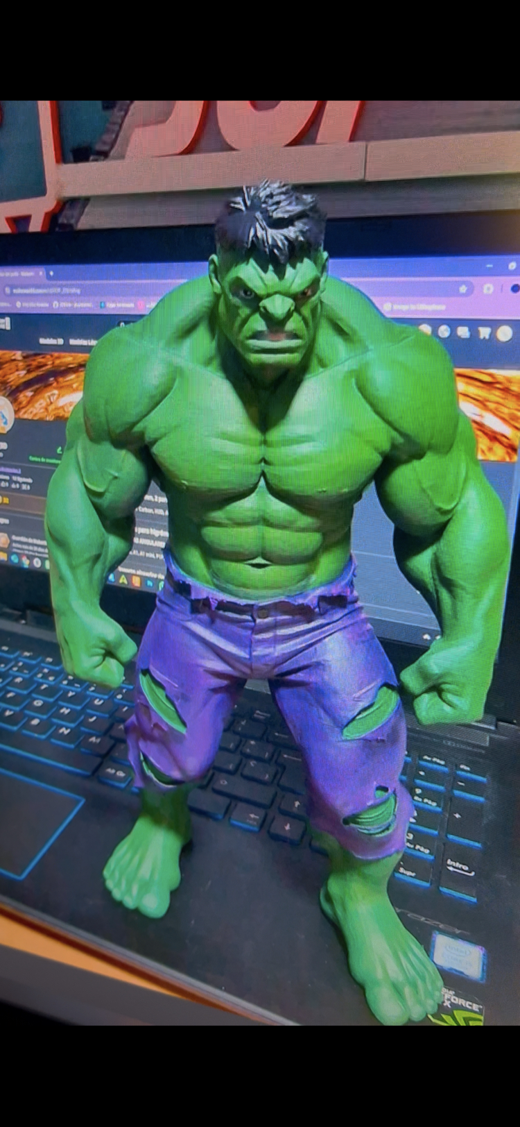 Hulk koleksiyon figürü boyama seti
