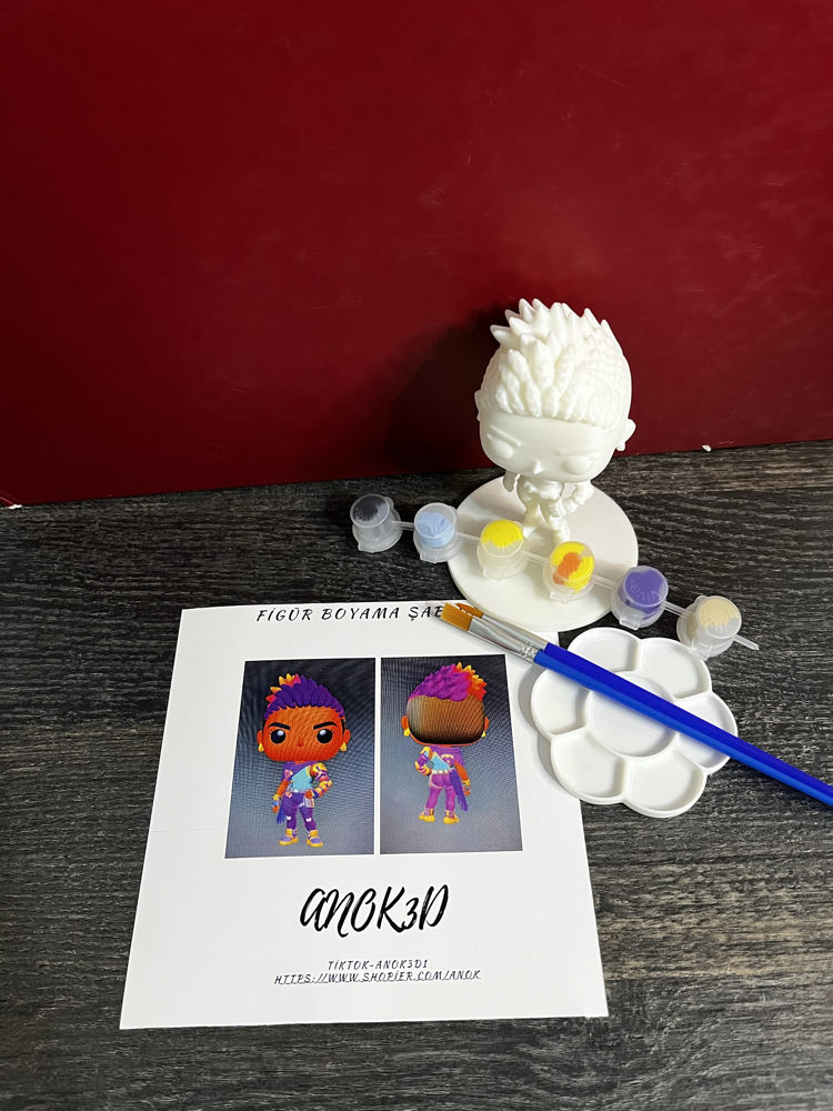 Valorant Astra funko pop figür boyama seti