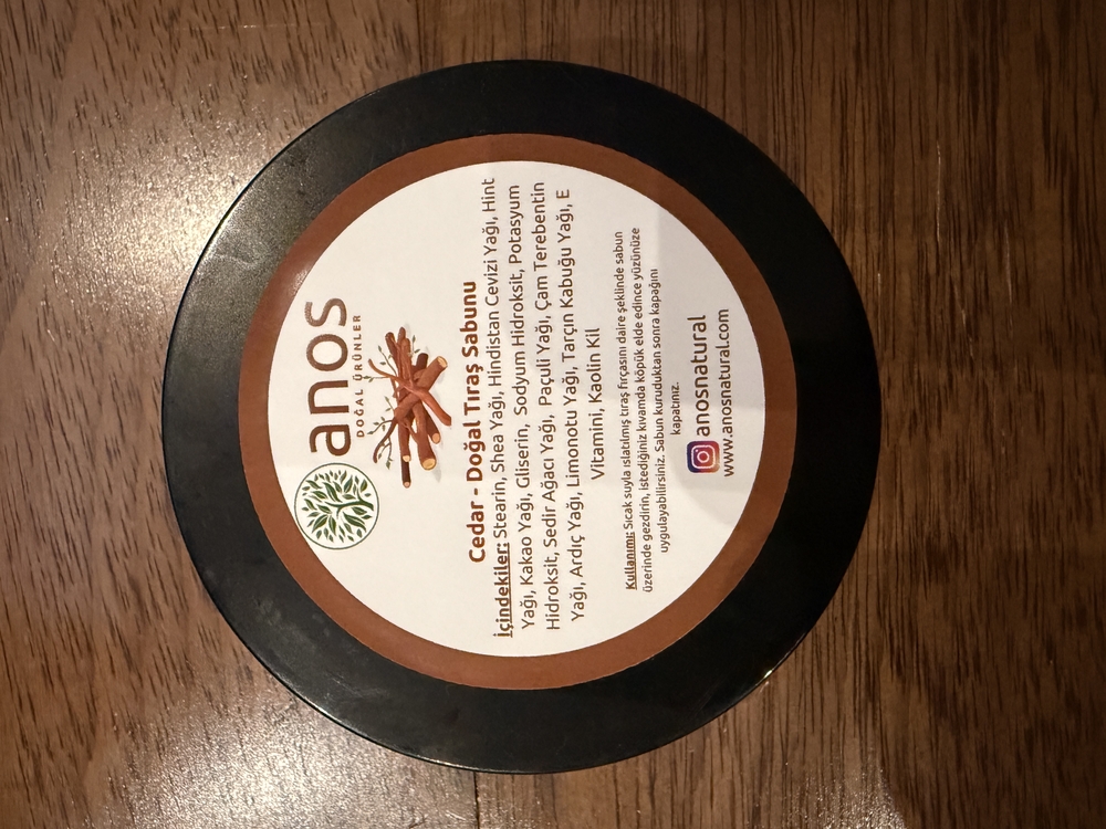 Cedar - Doğal Tıraş Sabunu