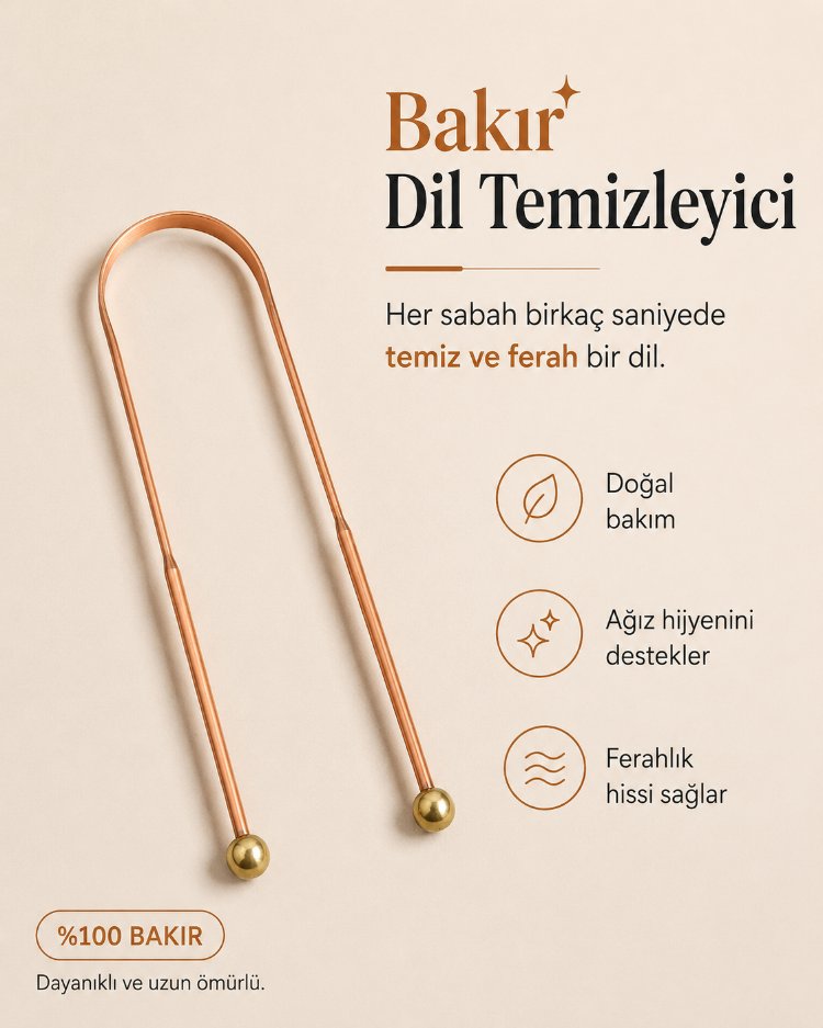 Bakır Dil Temizleyici