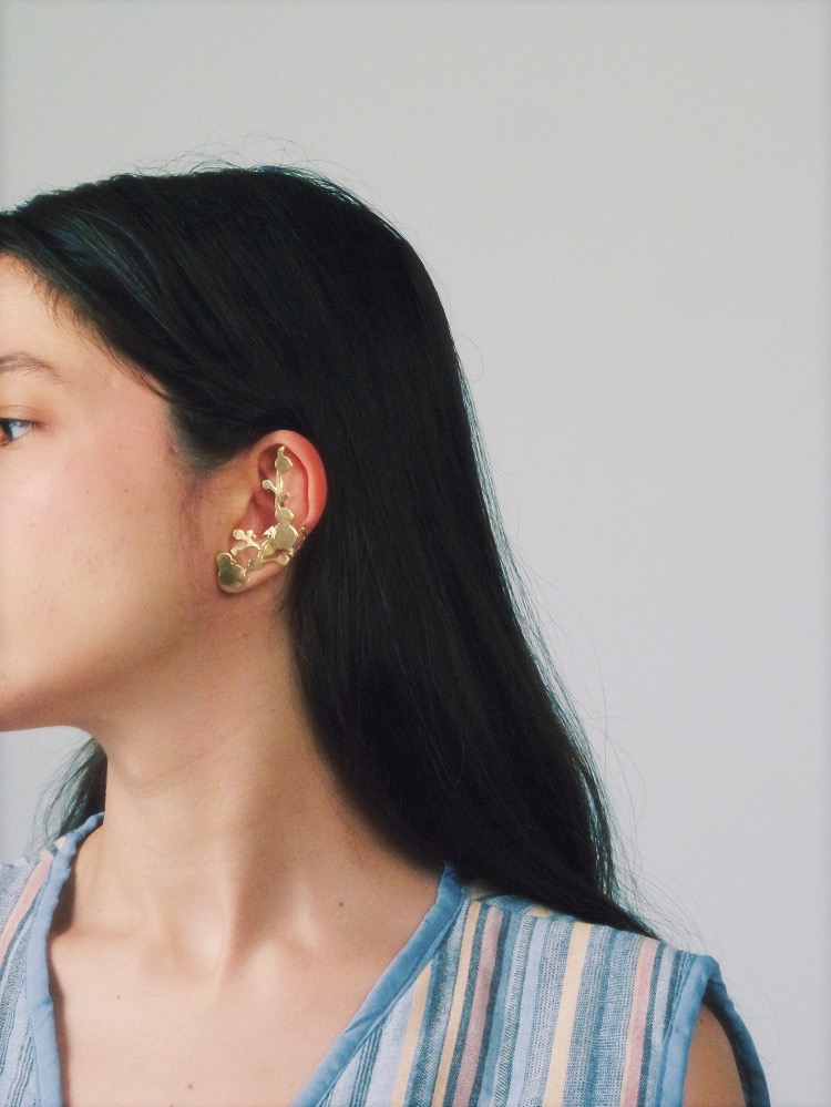 İnci tanesi - Earcuff I String of pearls - Earcuff