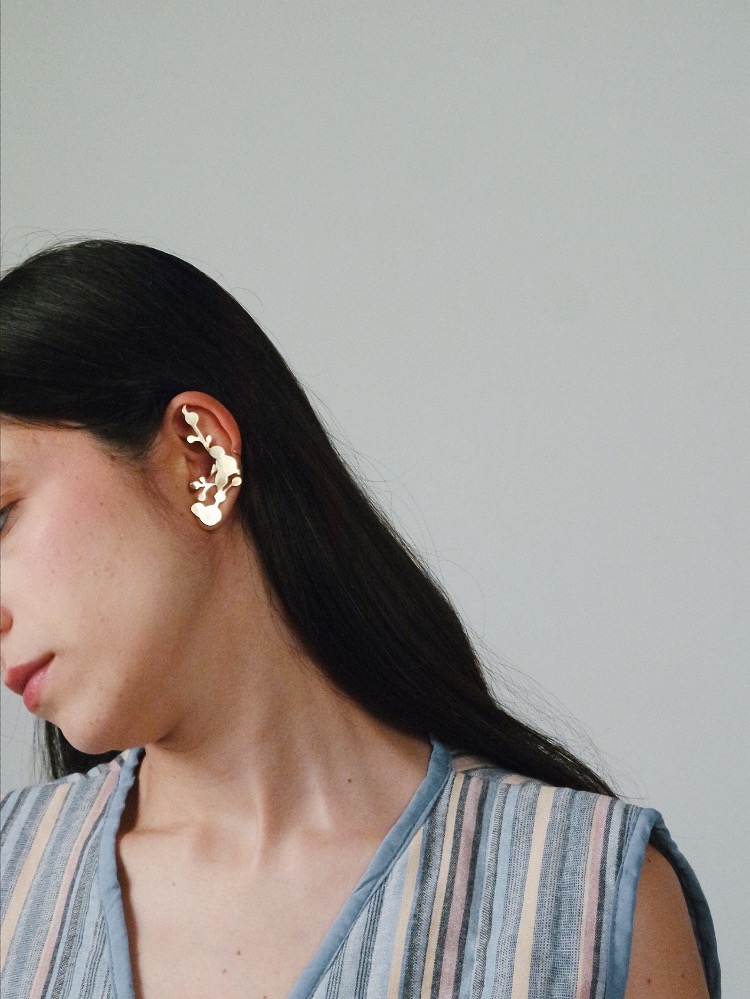 İnci tanesi - Earcuff I String of pearls - Earcuff