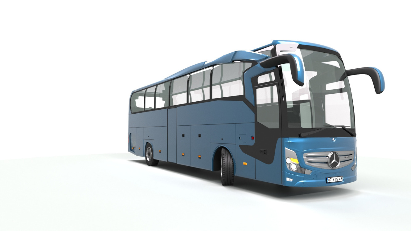 Mercedes Travego 16 SHD 3D modeli