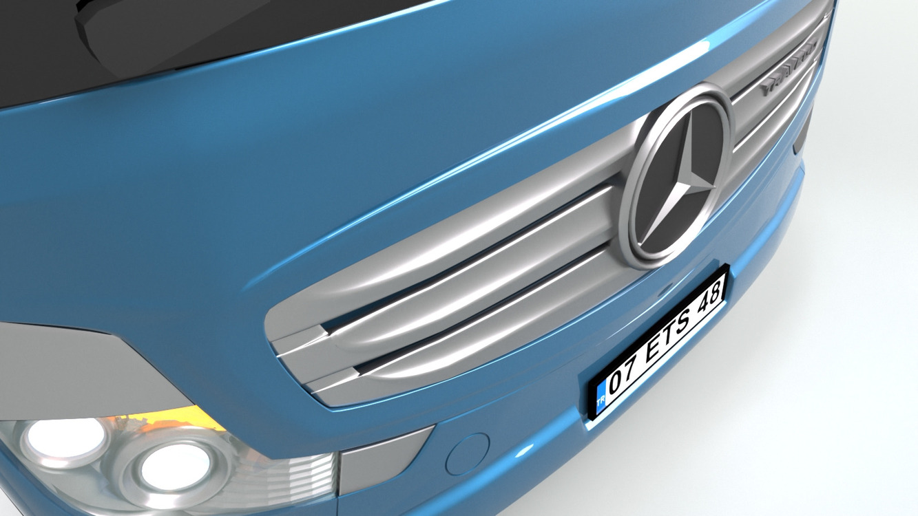 Mercedes Travego 16 SHD 3D modeli