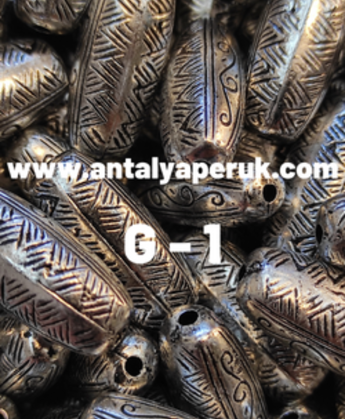 Afro Boncukları ( 1 Paket 10 Adet ) G1