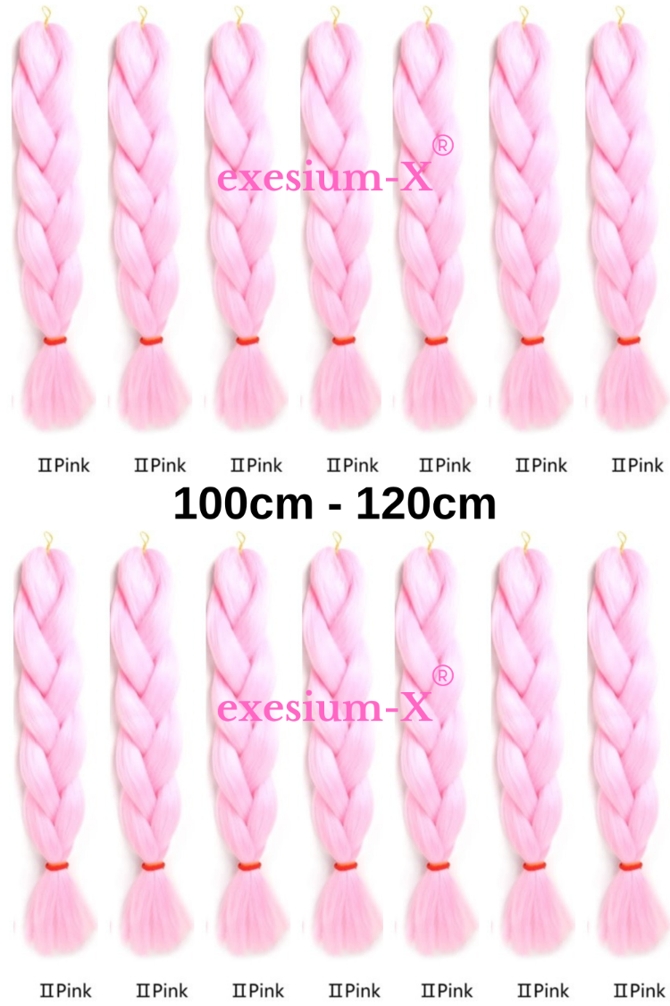 X-Pression Afrika Örgüsü Sentetik Saç 100Gr PİNK2