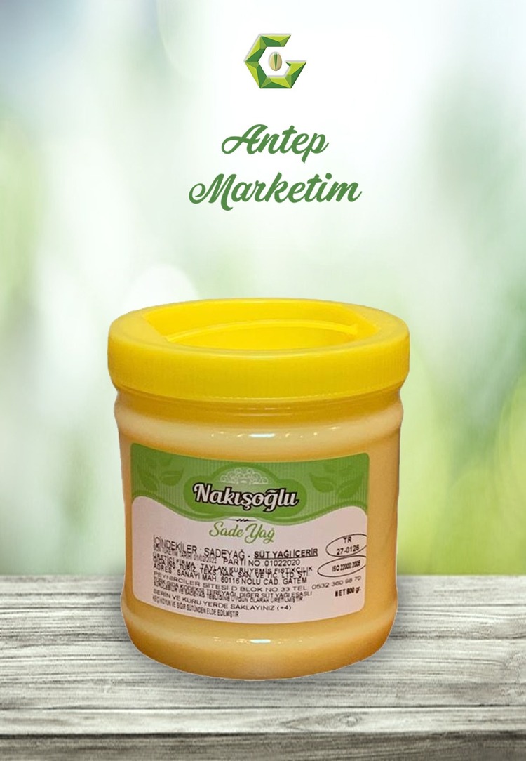 NAKIŞOĞLU SADE YAĞ 800 GR