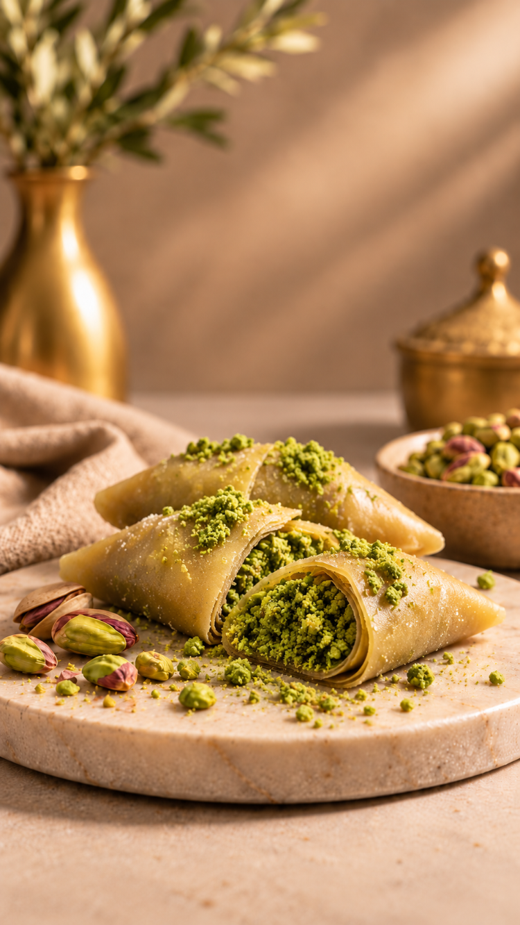Boz Antep Fıstıklı Muska (500 Gram)