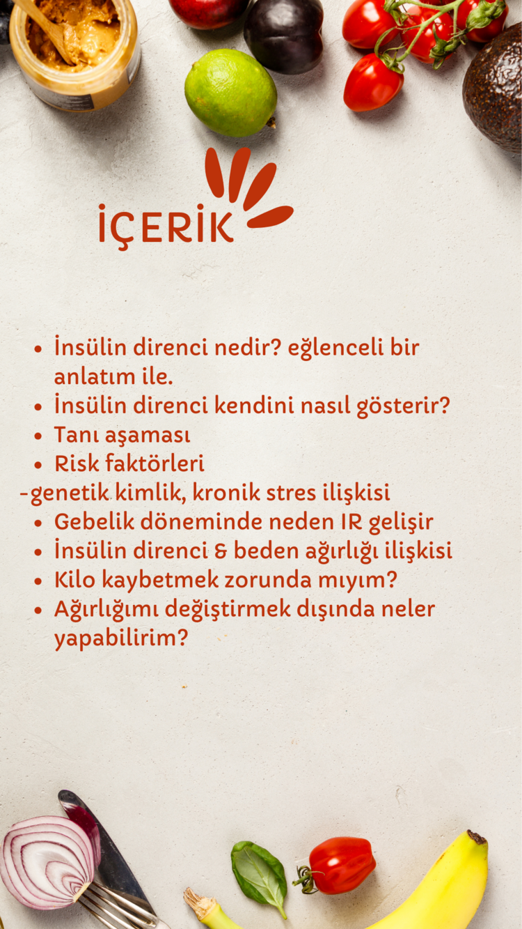 İnsülin Direncinde Nazik Beslenmesi