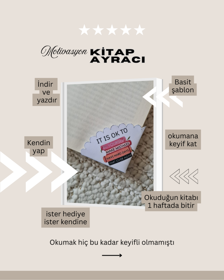 Çift Taraflı Motivasyon Ayraç Şablonu