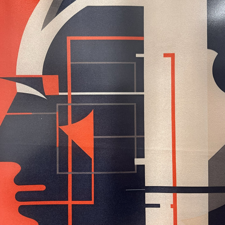 Bauhaus Kumaş Baskı Tablo