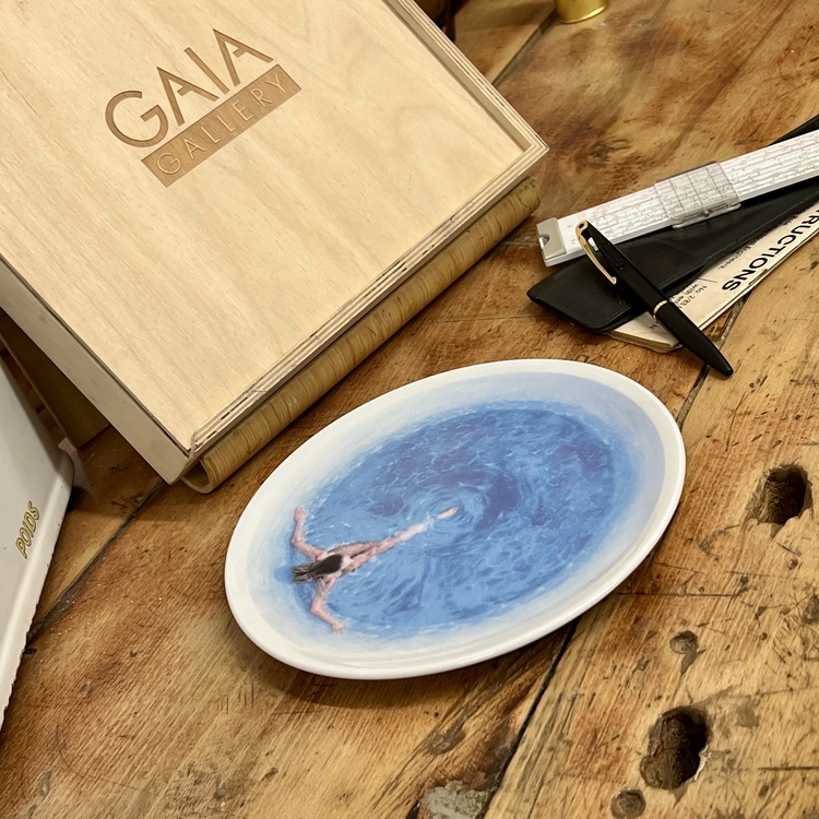 Gaia Gallery, Sinan Demirtaş 'Untitled' Sanat Tabağı 