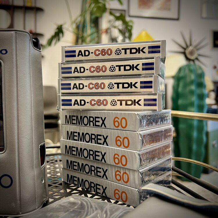 Memorex Co. Jelatininde Açılmamış Boş Kaset 