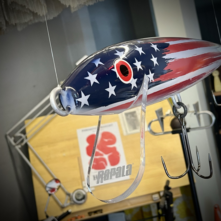 Giant 'Rapala' Lure ‘U.S.A. Flag’ Limited Edition Display 