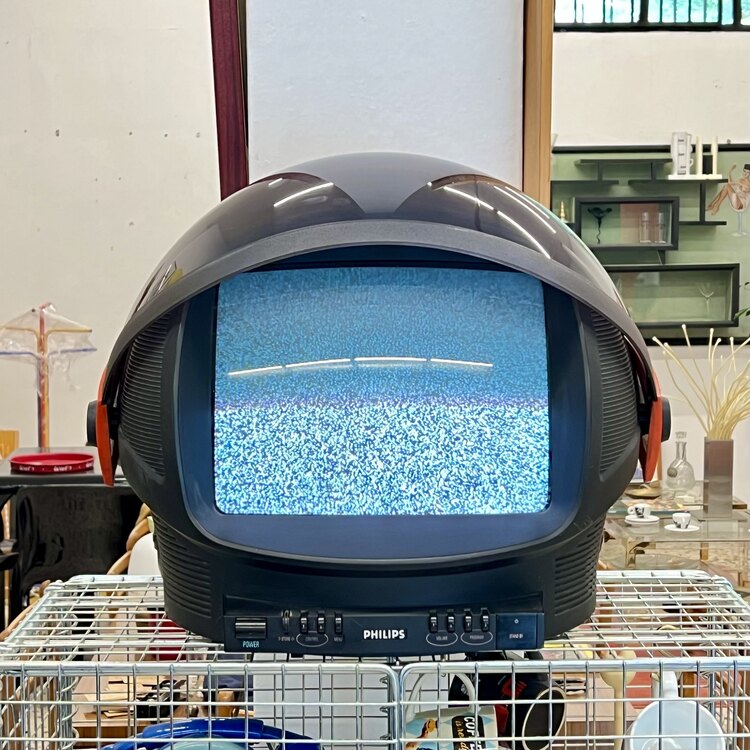 Philips 'Discoverer' Helmet Space Age Televizyon