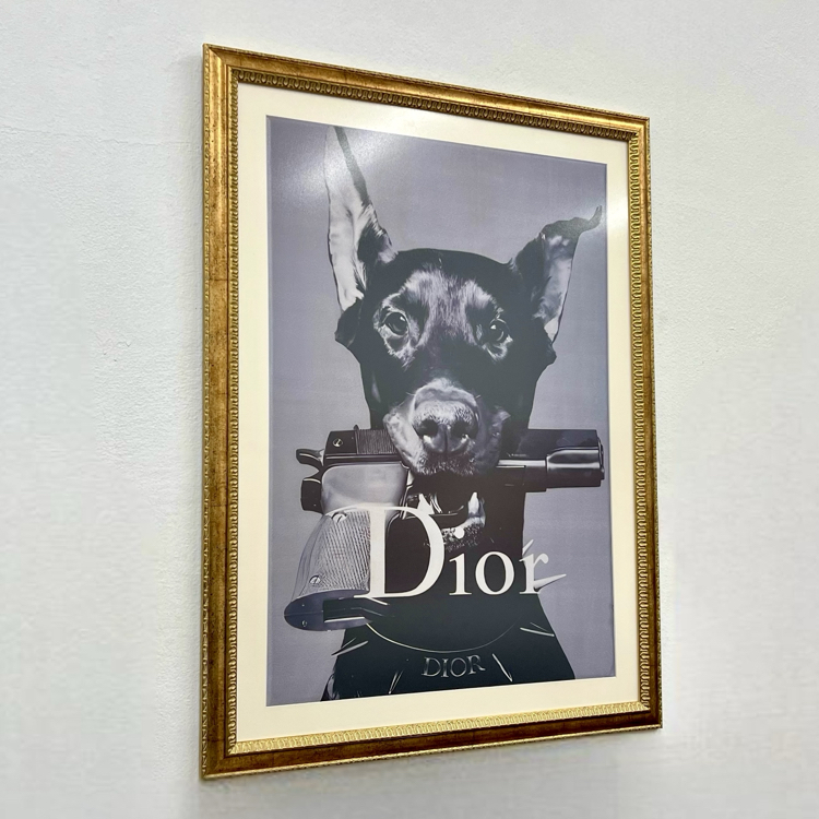 Christian Dior Kumaş Baskı Tablo