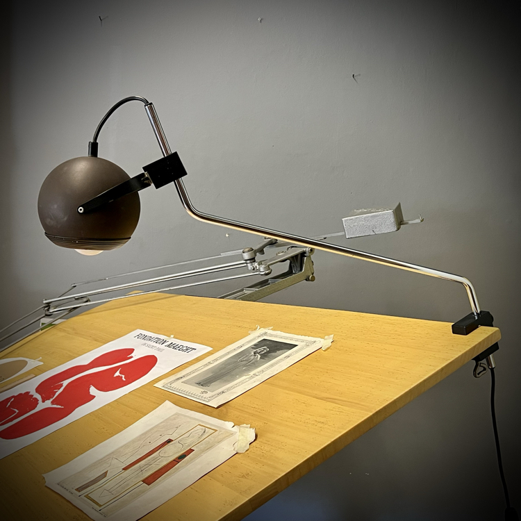 Clamp Desk / Shelf Lamp 