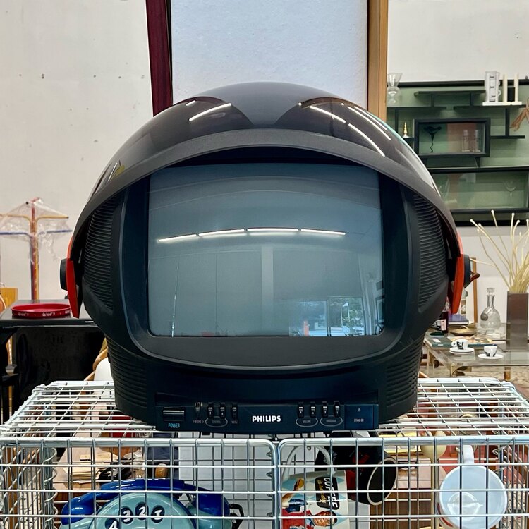 Philips 'Discoverer' Helmet Space Age Televizyon