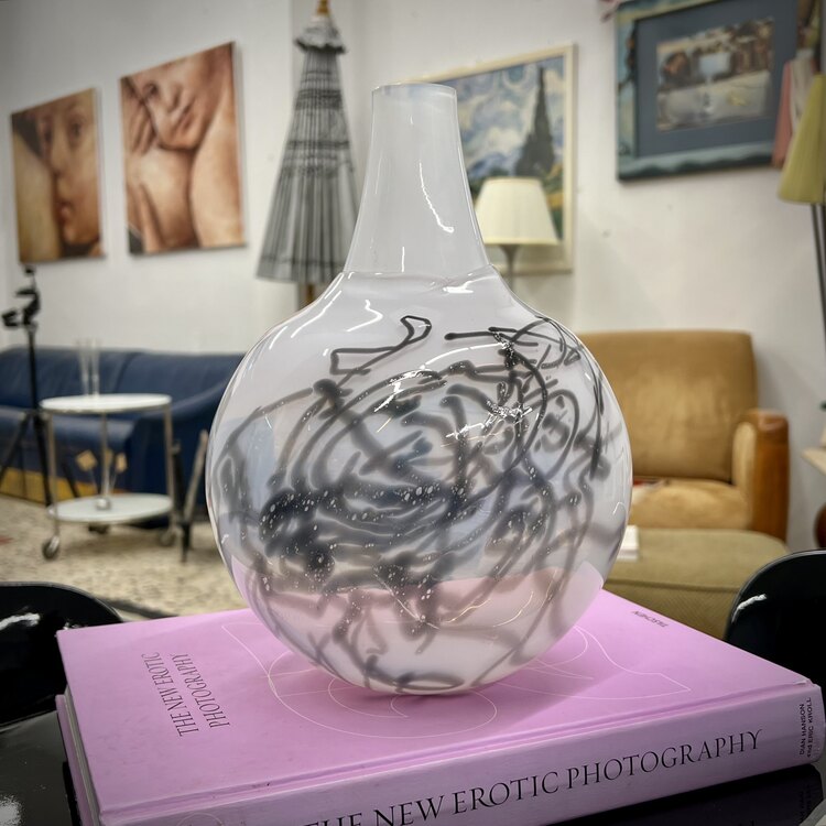 Kosta Boda 'Scribble' Vase 