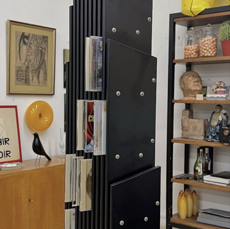 Vismara Design 'Hour Columbus' CD Floor Rack / Sculpture