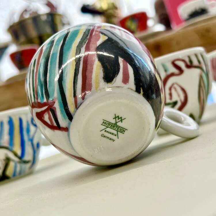 Illy Art Collection, Mitterteich Bavaria Porcelain Espresso Cups