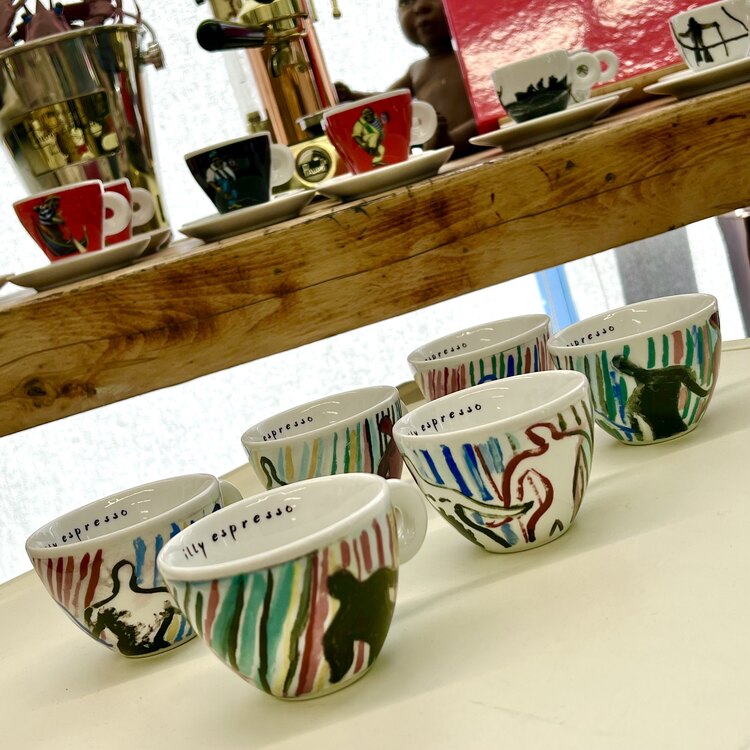 Illy Art Collection, Mitterteich Bavaria Porcelain Espresso Cups