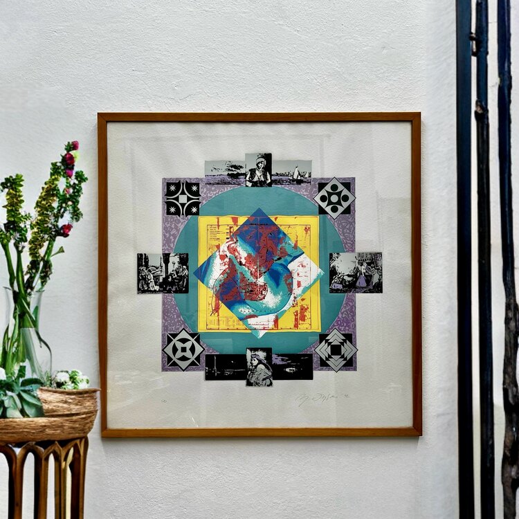 Yılmaz Aysan Islak İmzalı Serigrafi Baskı Tablo