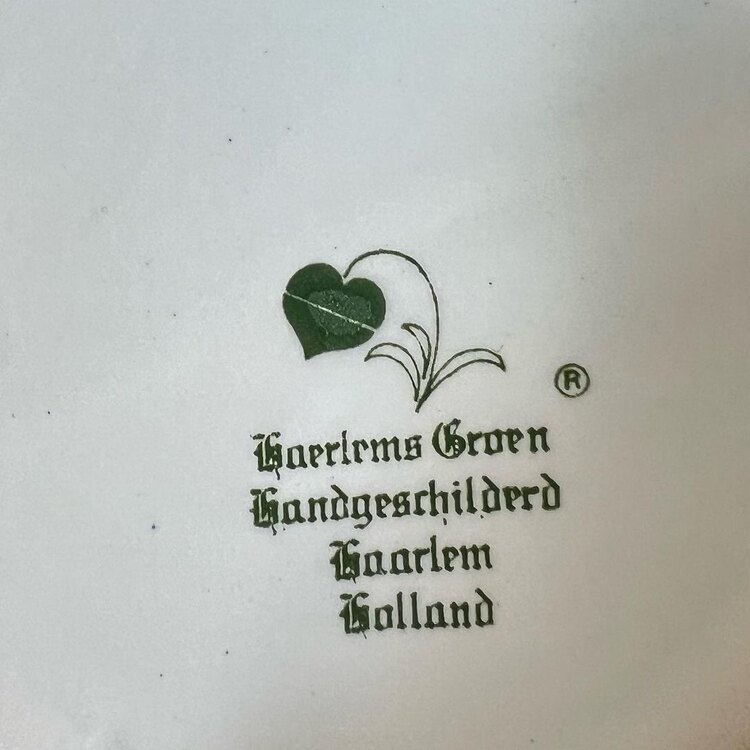 Haarlem Groen Porselen Vazo 