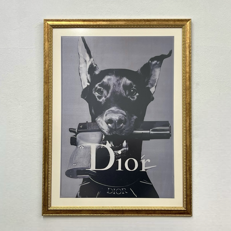 Christian Dior Kumaş Baskı Tablo