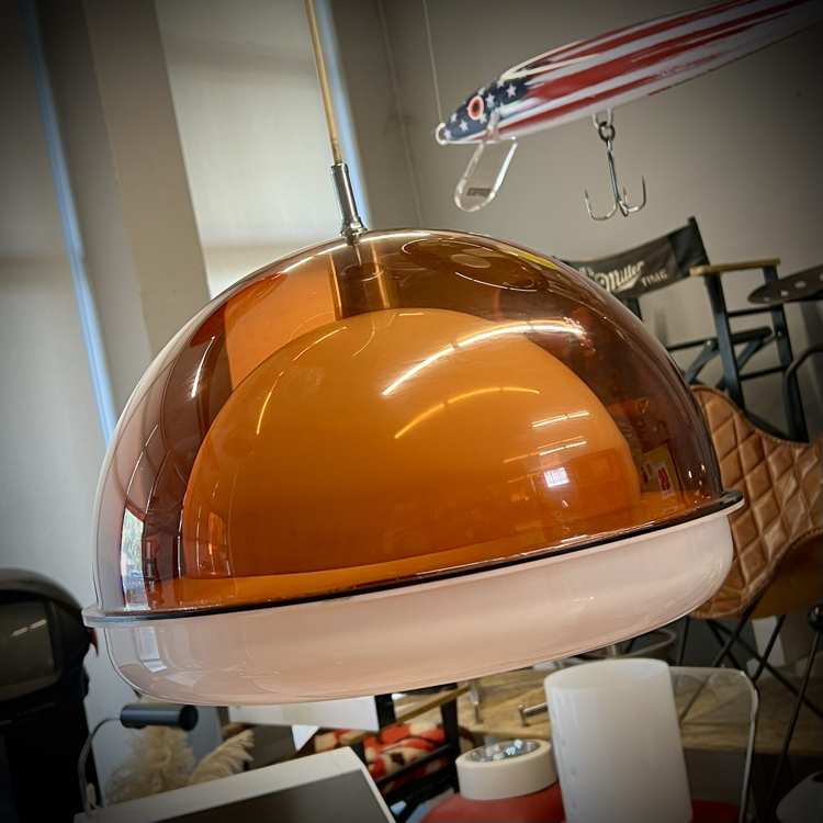 Space Age Plexiglass Pendant Lamp 