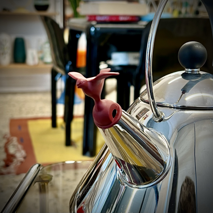 Alessi Blue Bird Whistle Hob Kettle 