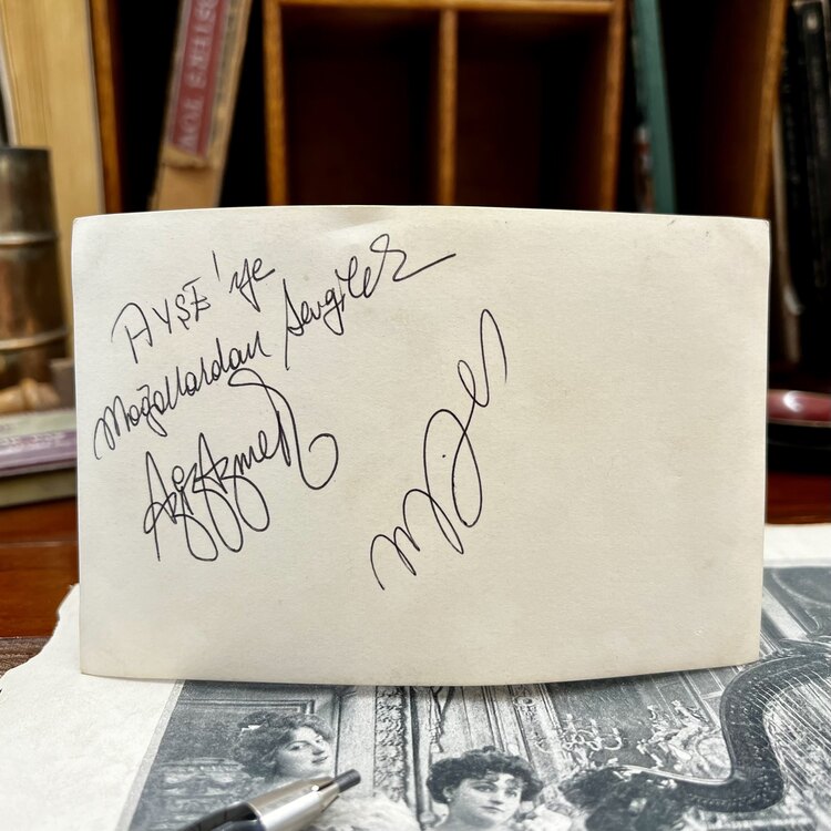 Moğollar 'Aziz Azmet' İmzalı Fotoğraf 