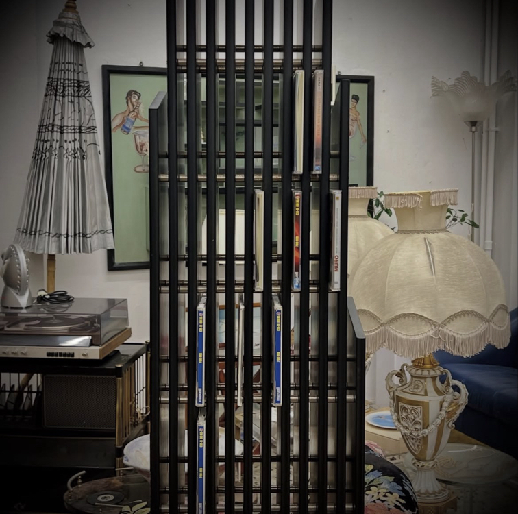 Vismara Design 'Hour Columbus' CD Floor Rack / Sculpture