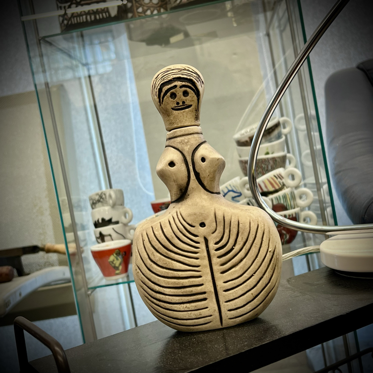 Anthropomorphic ‘Mother Goddess’ Ceramic Decanter 